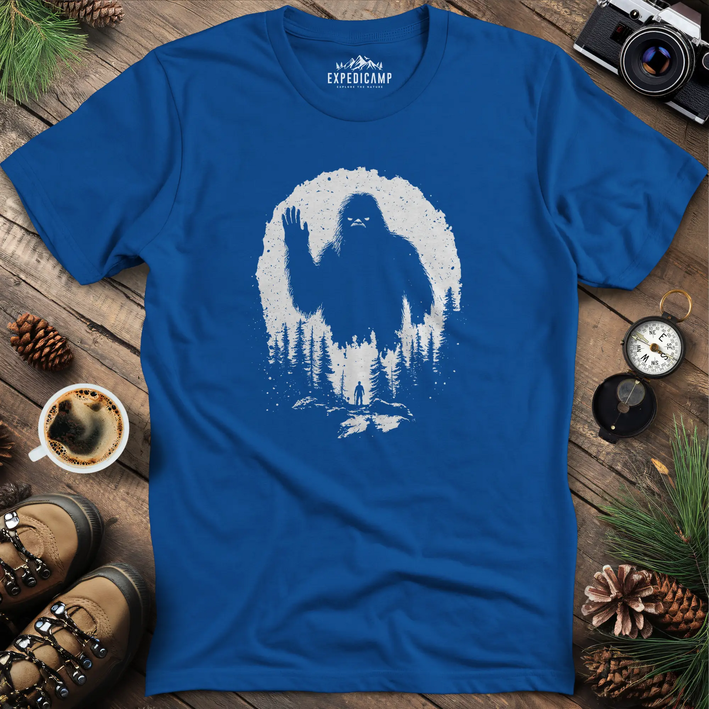 Bigfoot T-Shirt – Mysterious Adventure in the Wild Tee