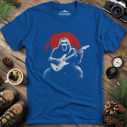 Rocking Bigfoot Guitarist T-Shirt