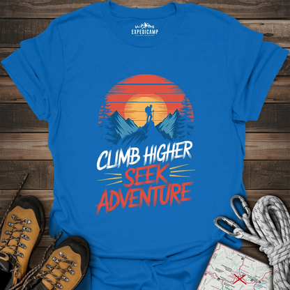 Climb Higher Seek Adventure T-Shirt