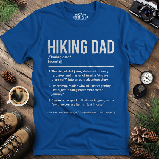 Hiking Dad Definition T-Shirt