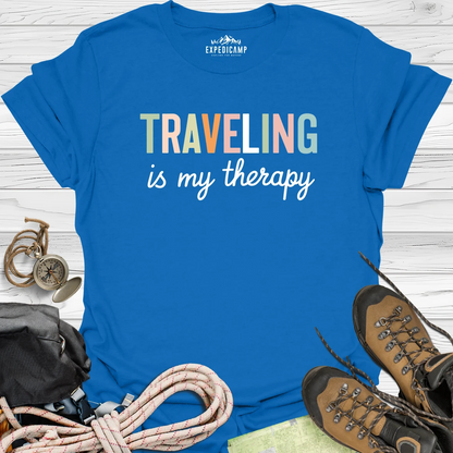 Traveling Is My Therapy T-Shirt