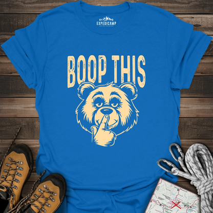 Boop This Bear T-Shirt – Fun and Playful Hiking Design