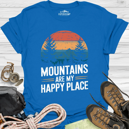 Mountains Are My Happy Place T-Shirt