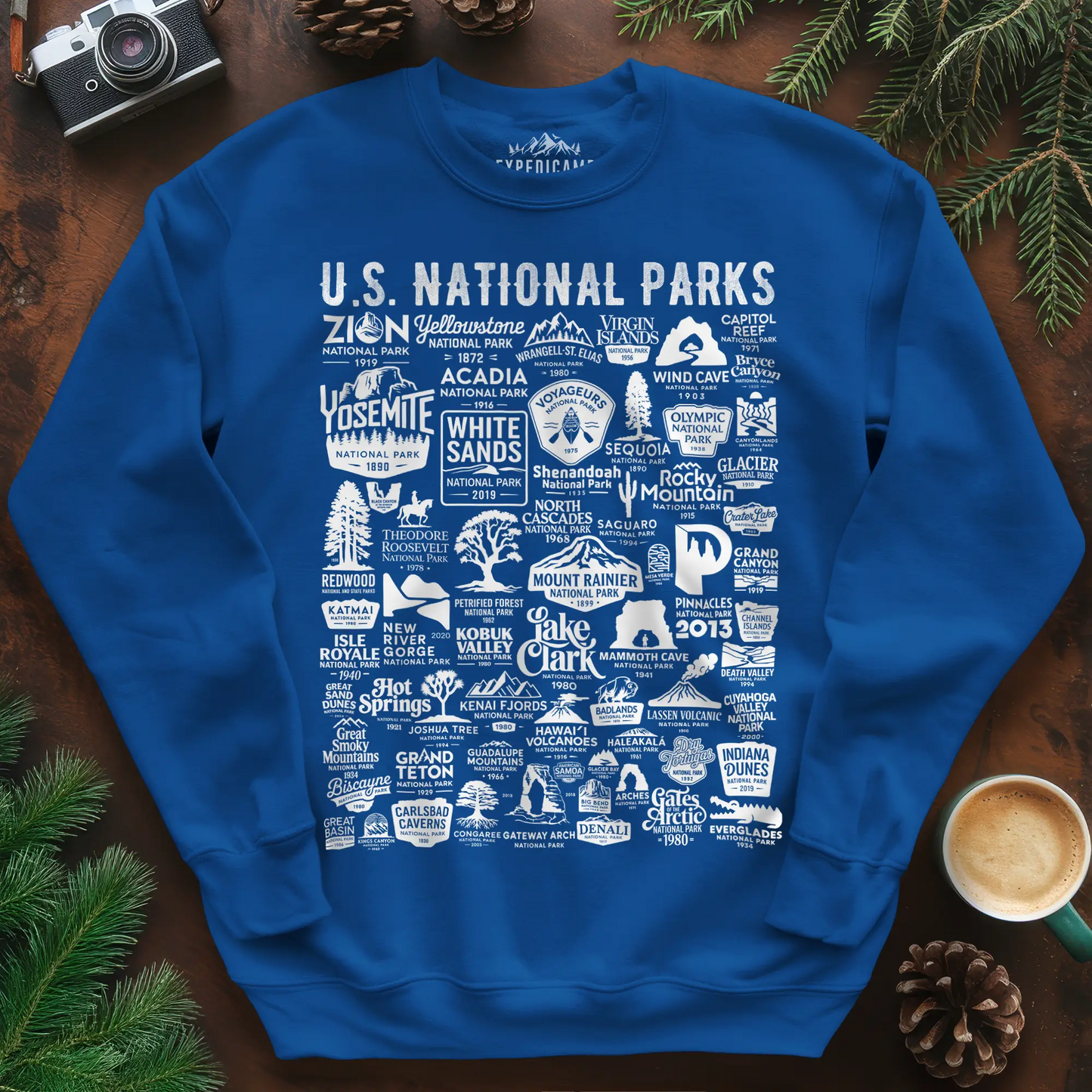 63 National Parks Vintage Logo Sweatshirt