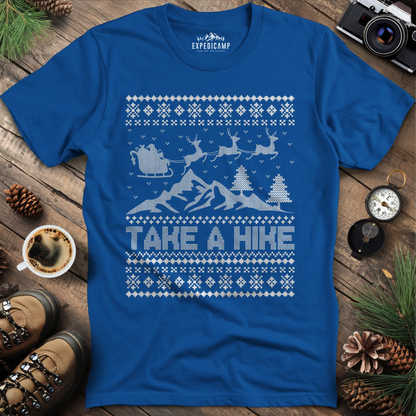 Take a Hike Ugly Christmas T-Shirt