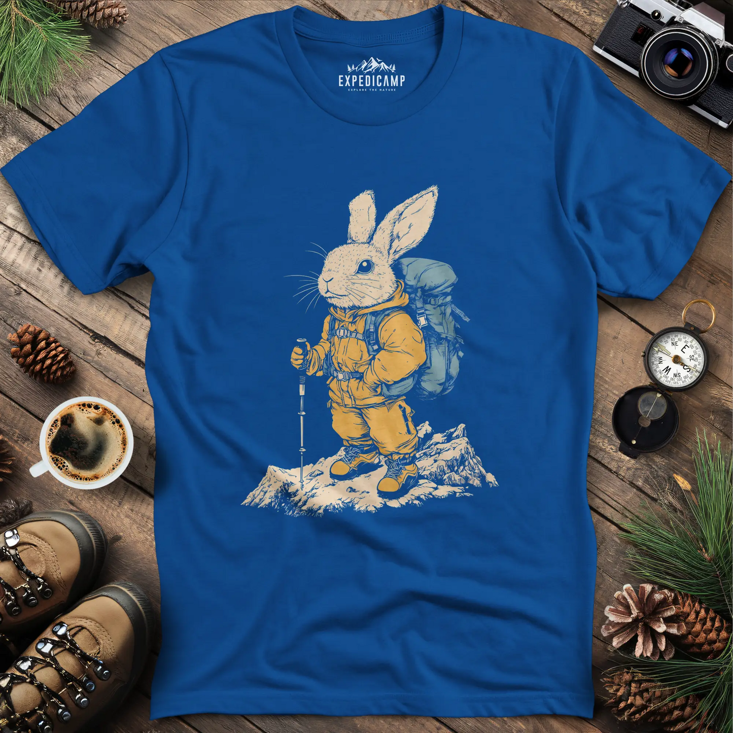 Bunny Hiker T-Shirt – Hop Into Adventure