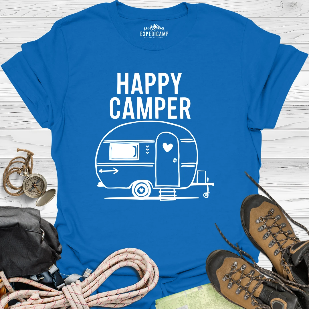 Happy Camper Camping T-Shirt