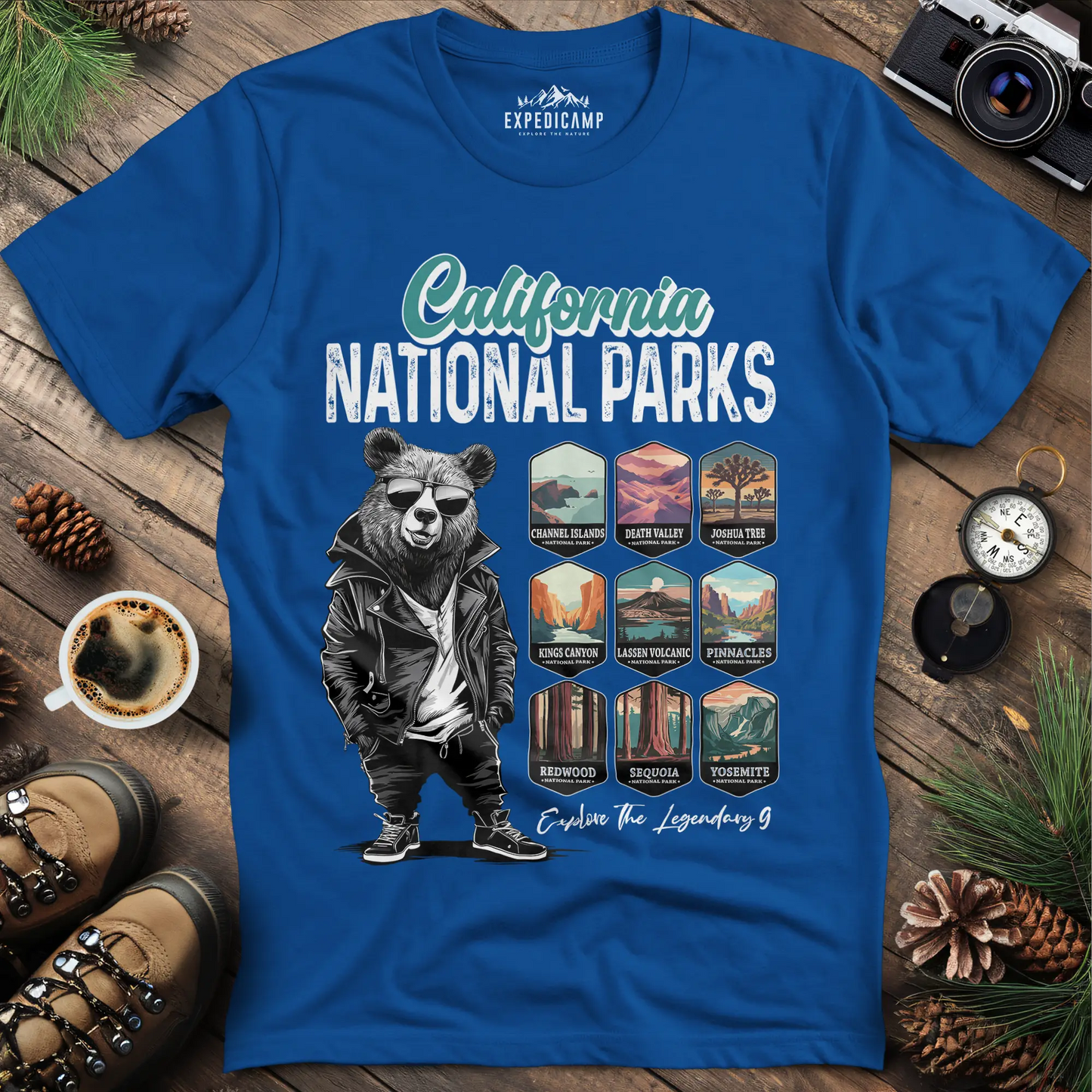 California National Parks Bear T-Shirt