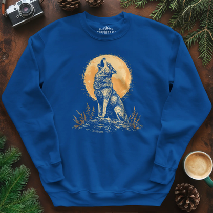 Howling Wolf Under the Moon Sweatshirt