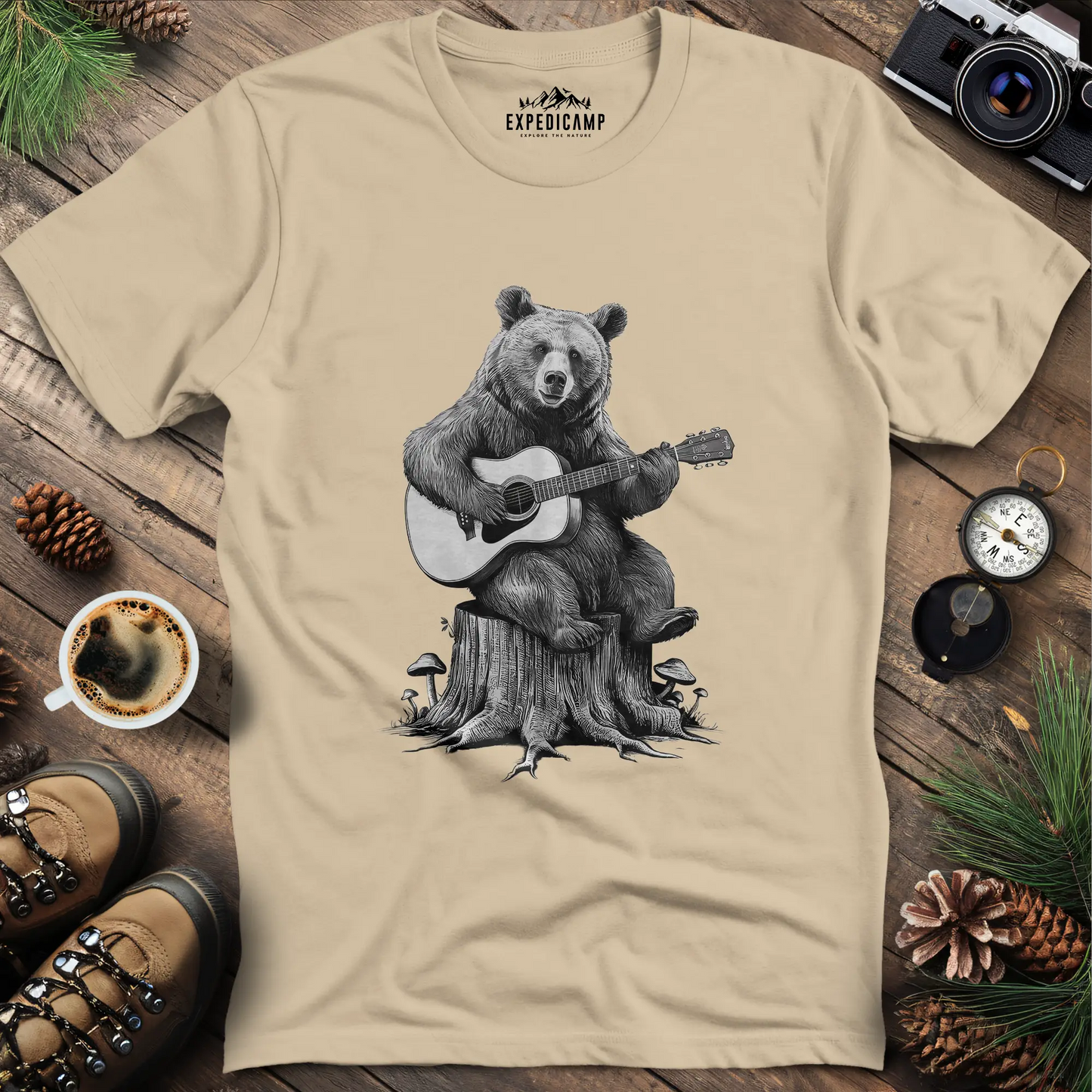 Bear Guitar T-Shirt