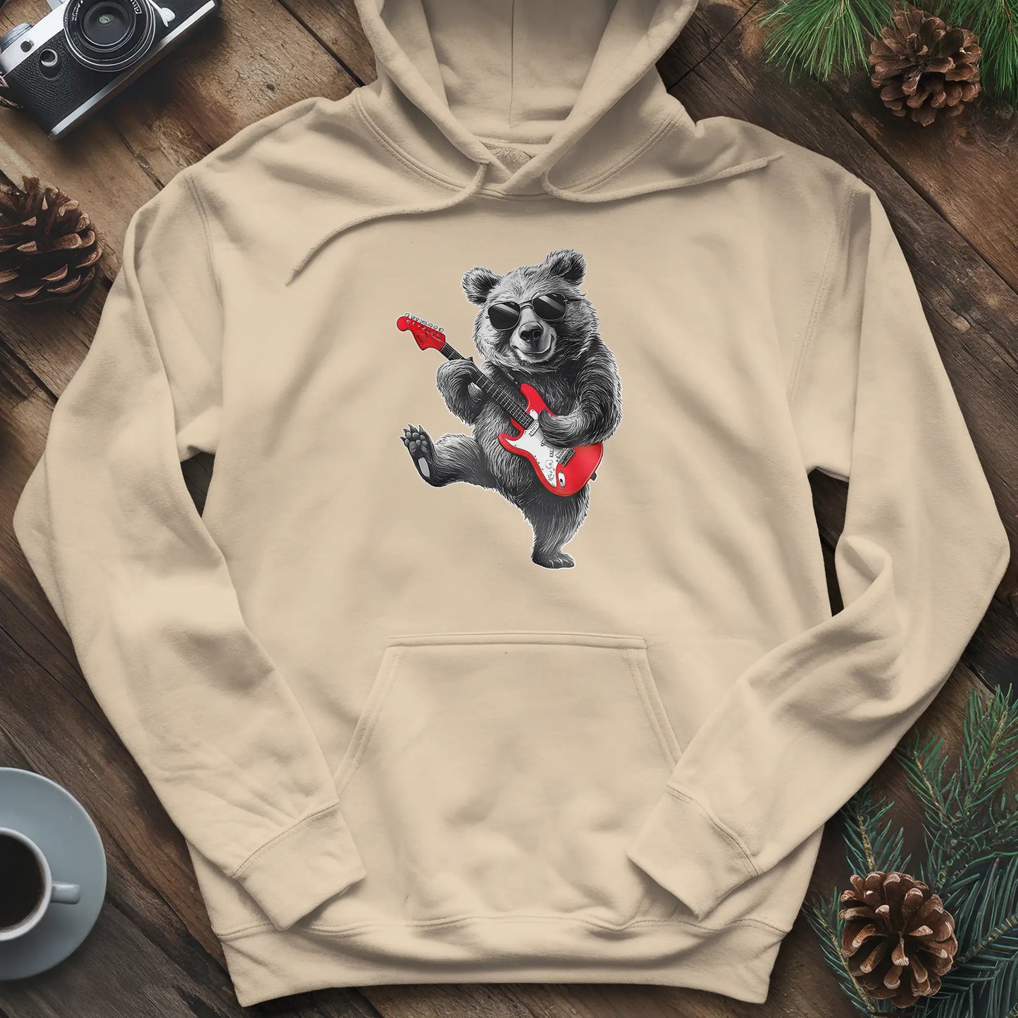 Bear Rock Star Hoodie