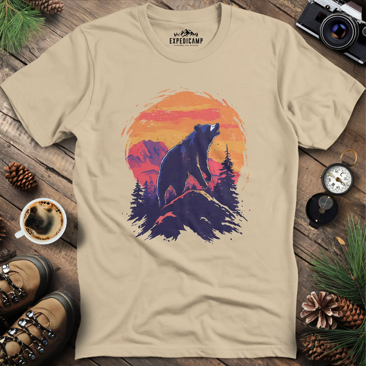 Majestic Bear Sunset T-Shirt