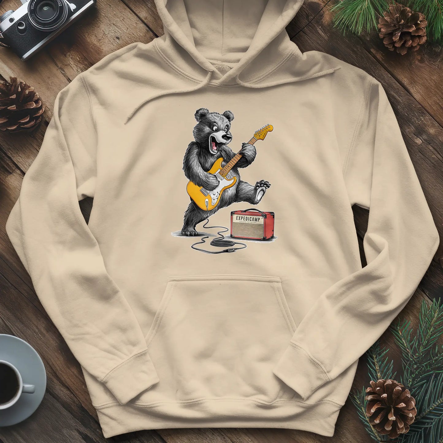 Bear Amp Rock Hoodie