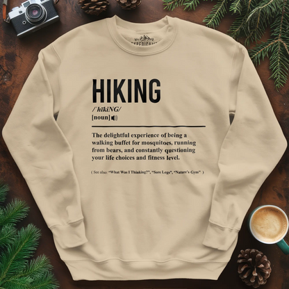 Hiking Definition Sweatshirt – Funny Outdoor Hiking Sweatshirt