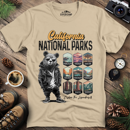 California National Parks Bear T-Shirt