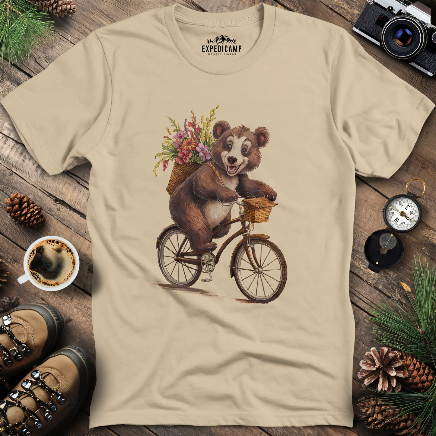 Bear on a Bike T-Shirt