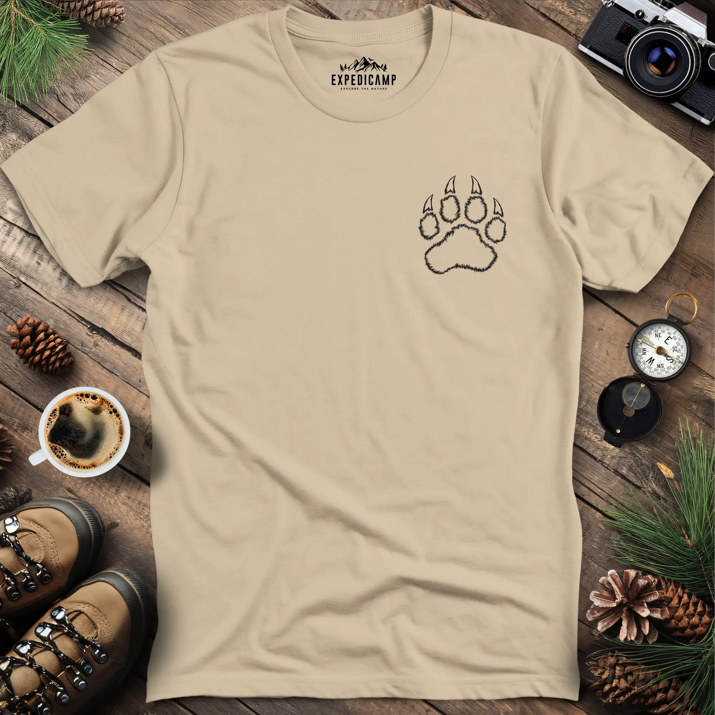 Bear Paw Print T-Shirt