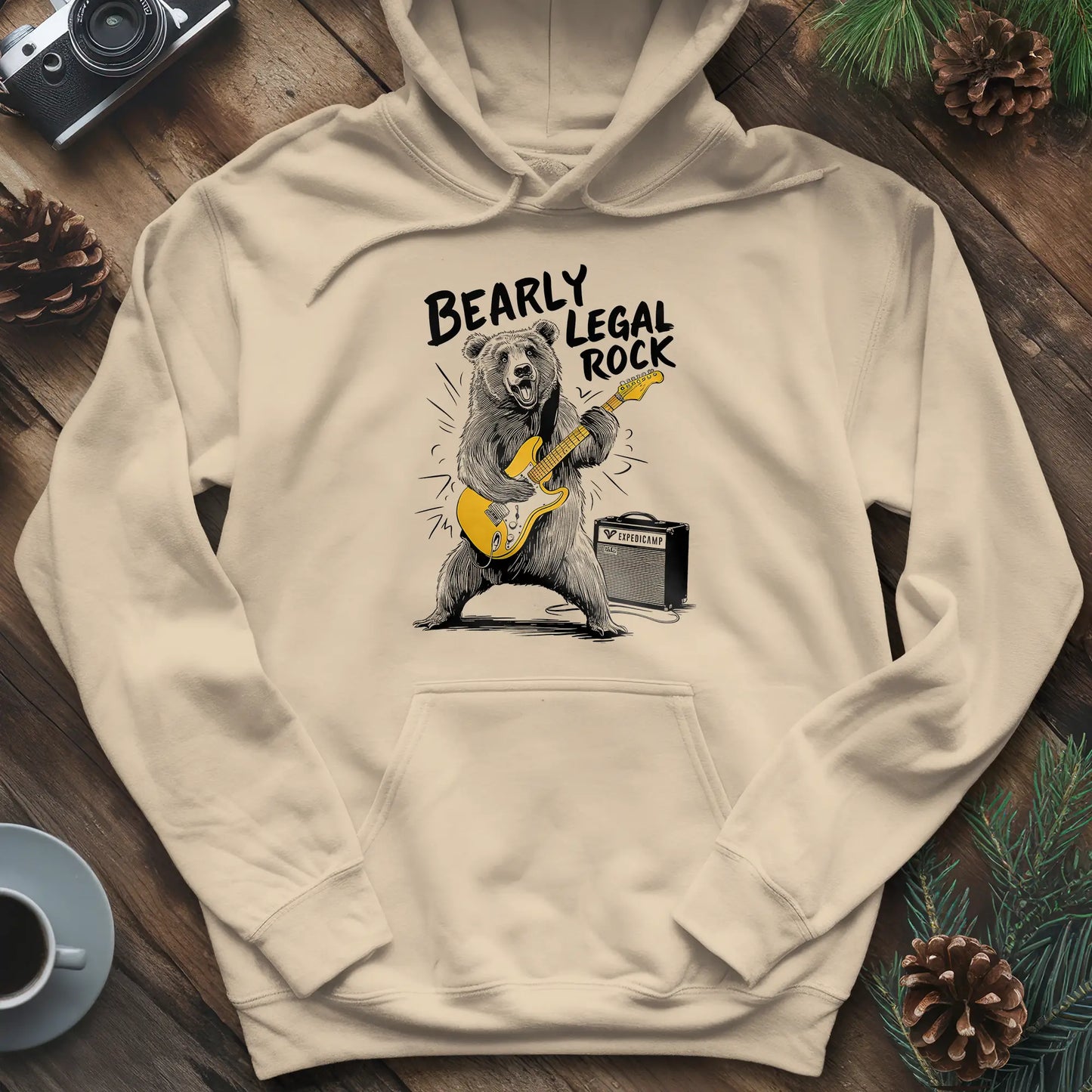 Bearly Legal Rock Hoodie