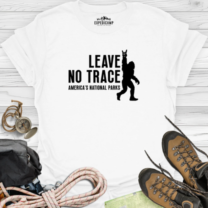 Bigfoot Leave No Trace America's National Parks T-Shirt