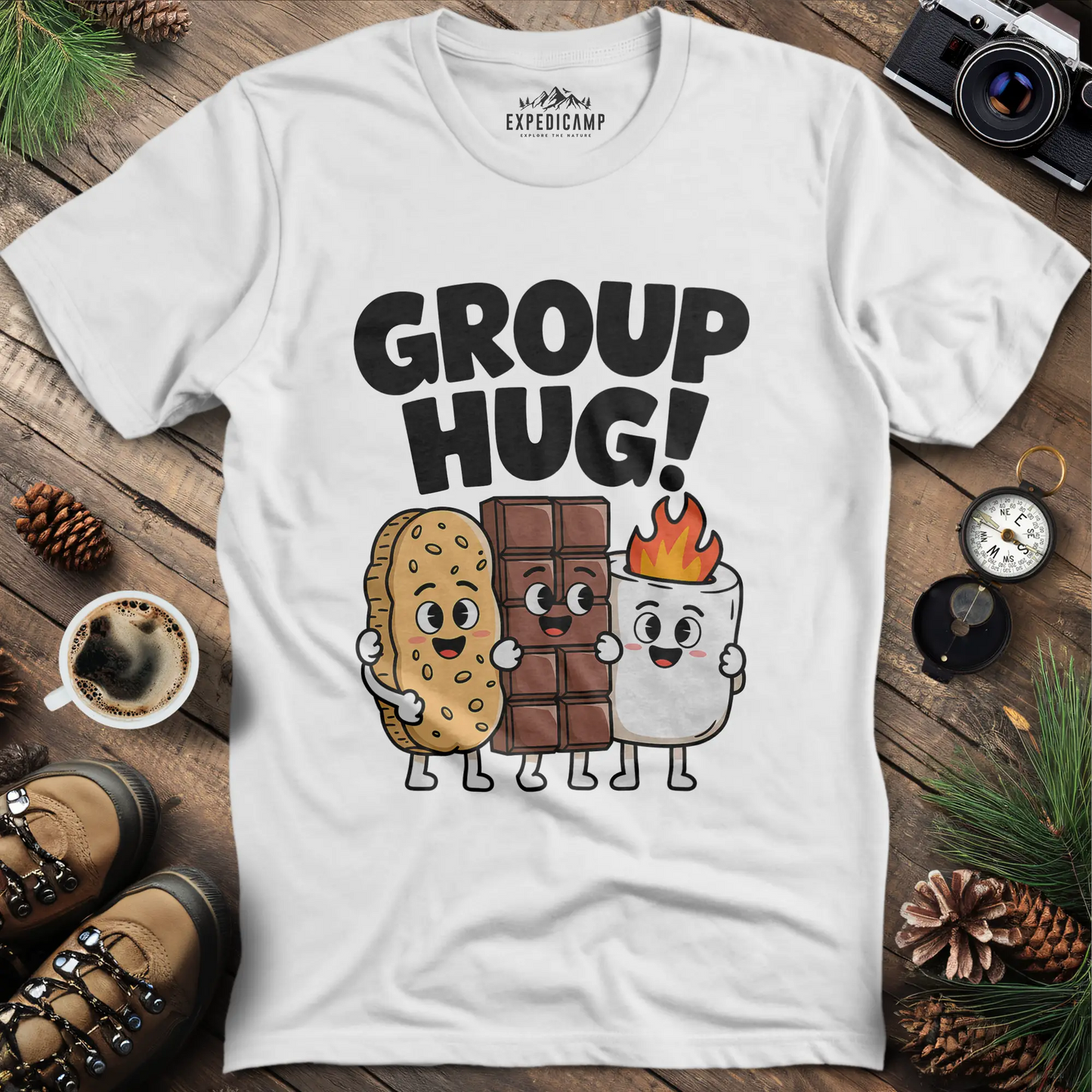 Group Hug Camping T-Shirt