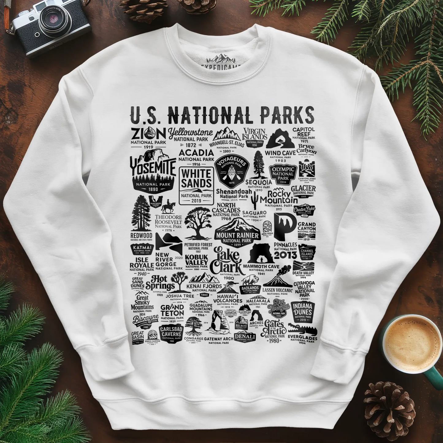 63 National Parks Vintage Logo Sweatshirt