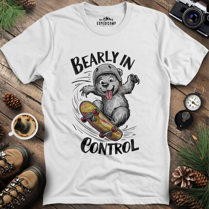 Bearly in Control Skateboarding T-Shirt