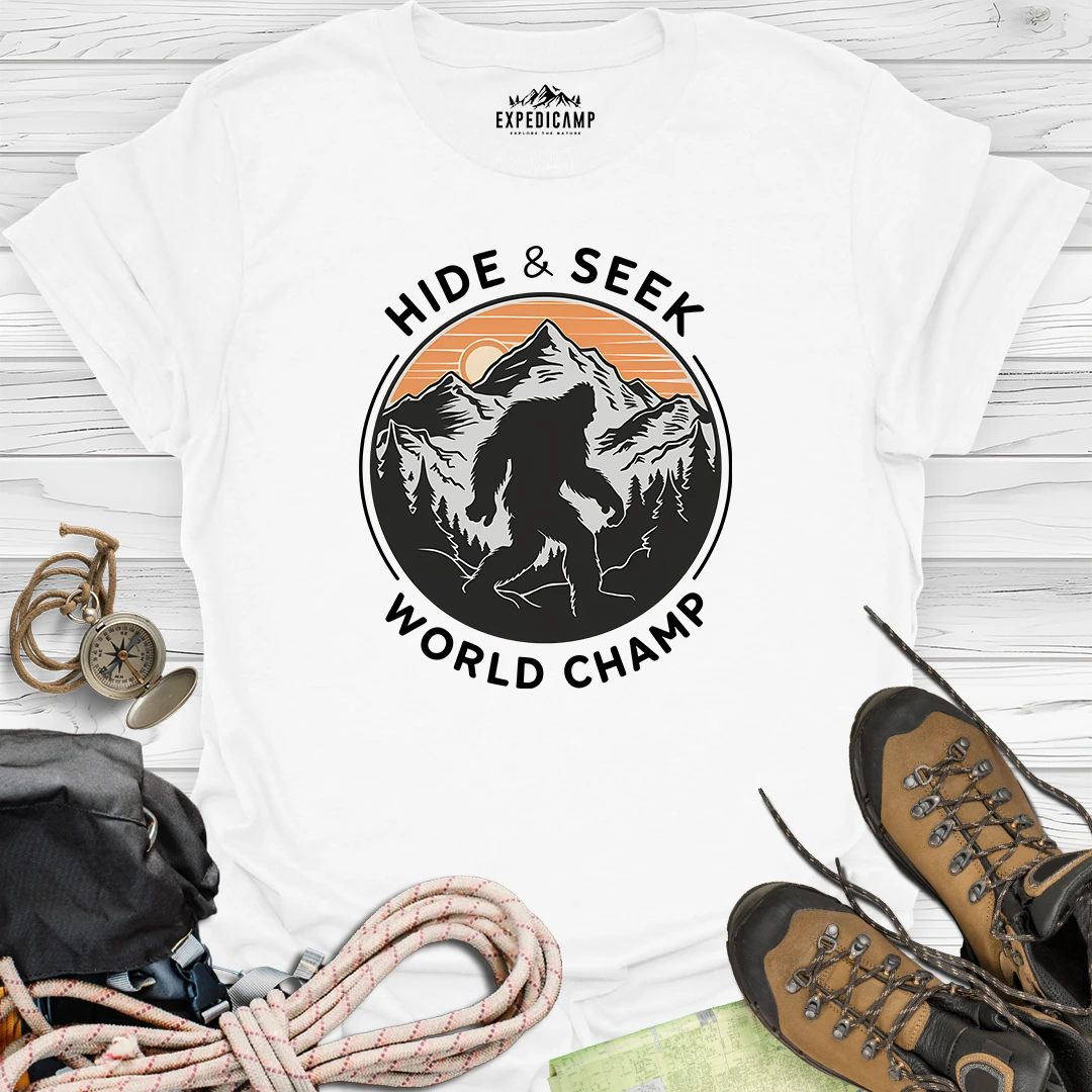 Bigfoot Hide And Seek World Champ T-Shirt