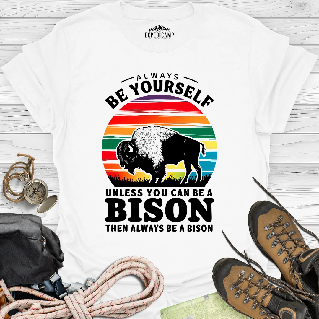 Always Be Yourself Unless You Can Be A Bison T-Shirt