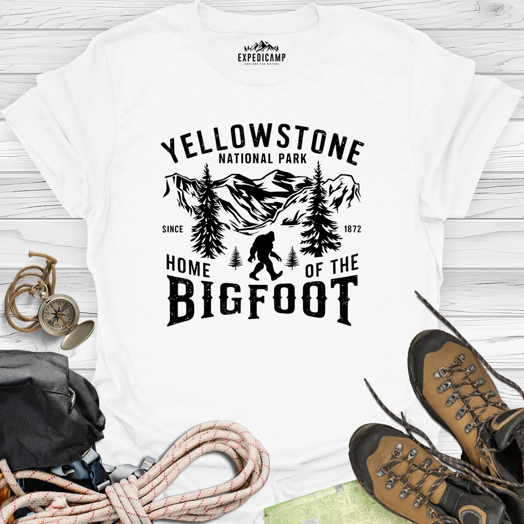 Yellowstone Home Of The Bigfoot National Park T-Shirt