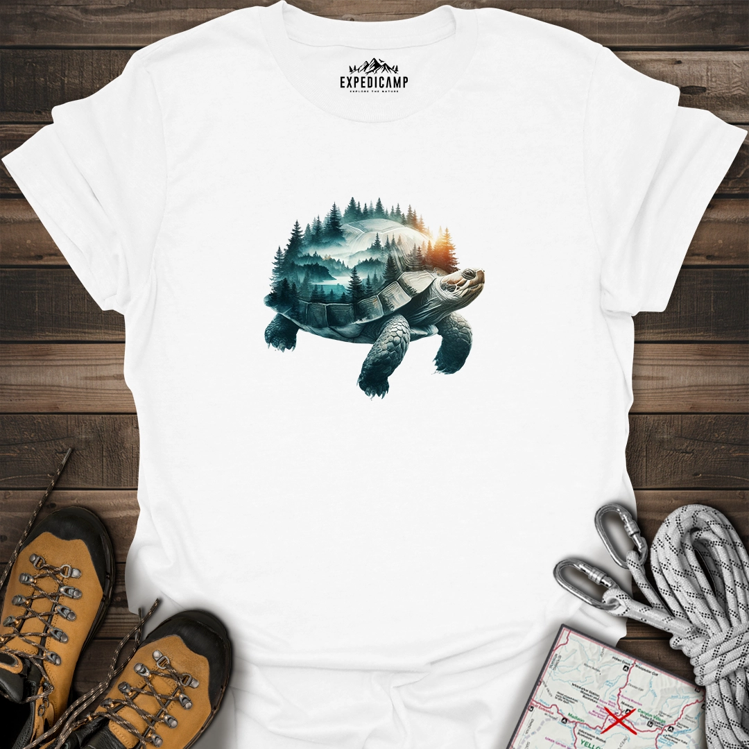 Double Exposure Turtle T-Shirt