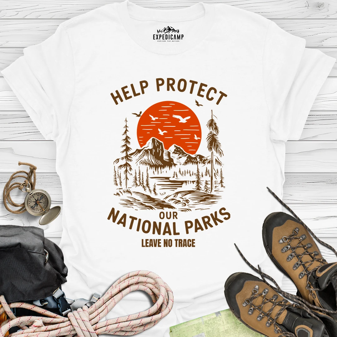 Help Protect Our National Parks Leave No Trace T-Shirt