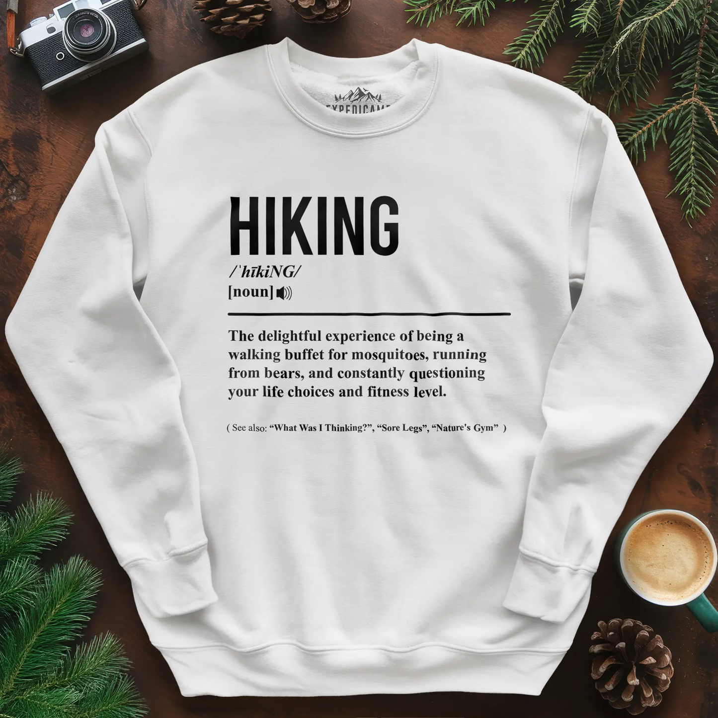 Hiking Definition Sweatshirt – Funny Outdoor Hiking Sweatshirt