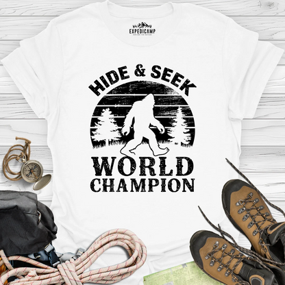 Bigfoot Hide And Seek World Champion T-Shirt