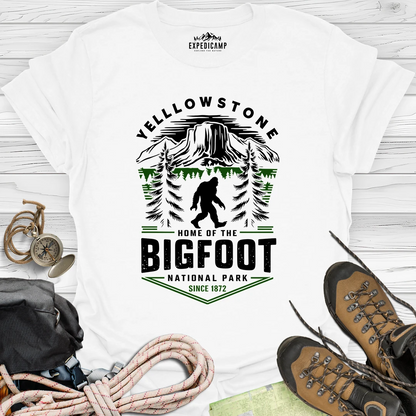 Yellowstone Home Of The Bigfoot National Park T-Shirt