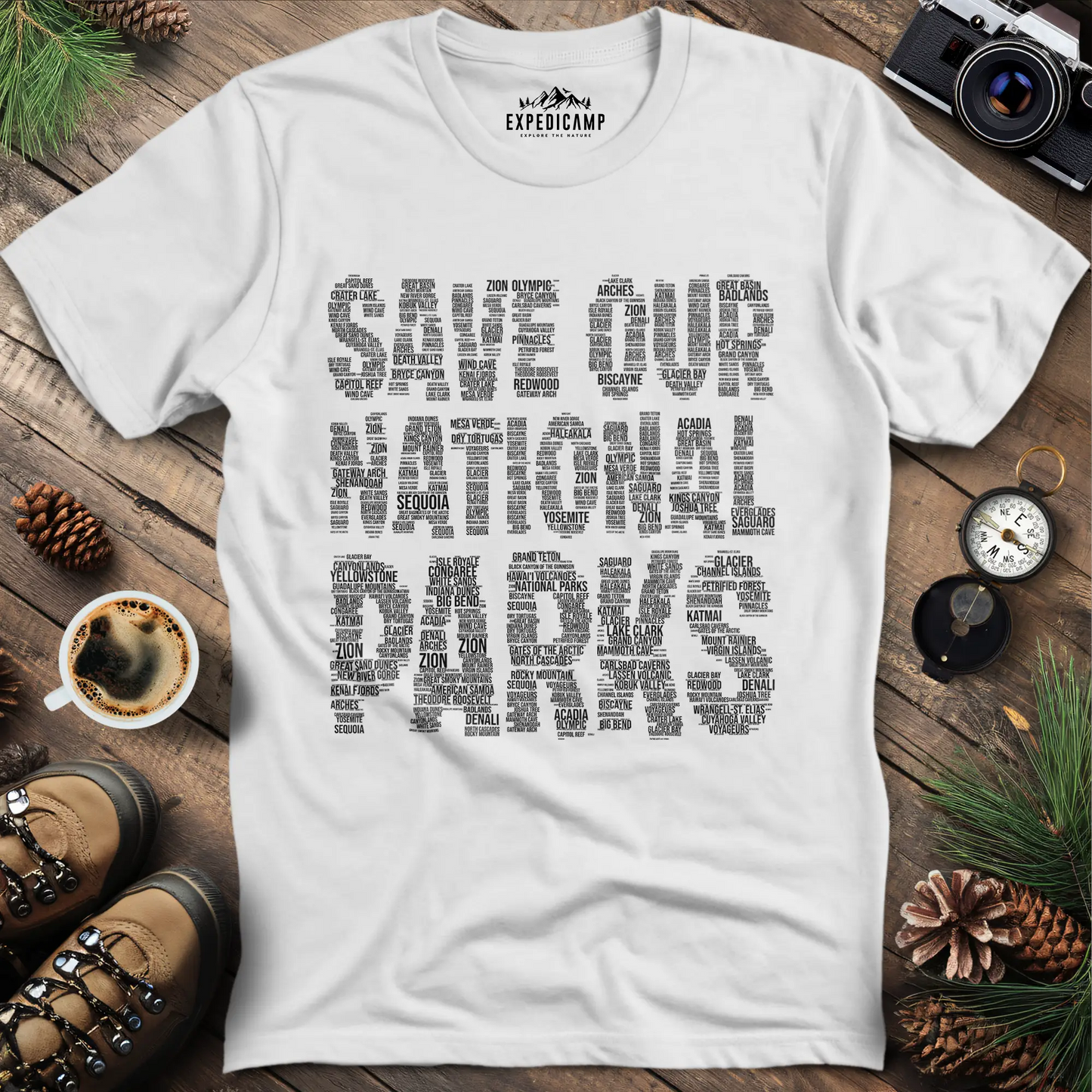 Save Our National Parks T-Shirt - Word Art