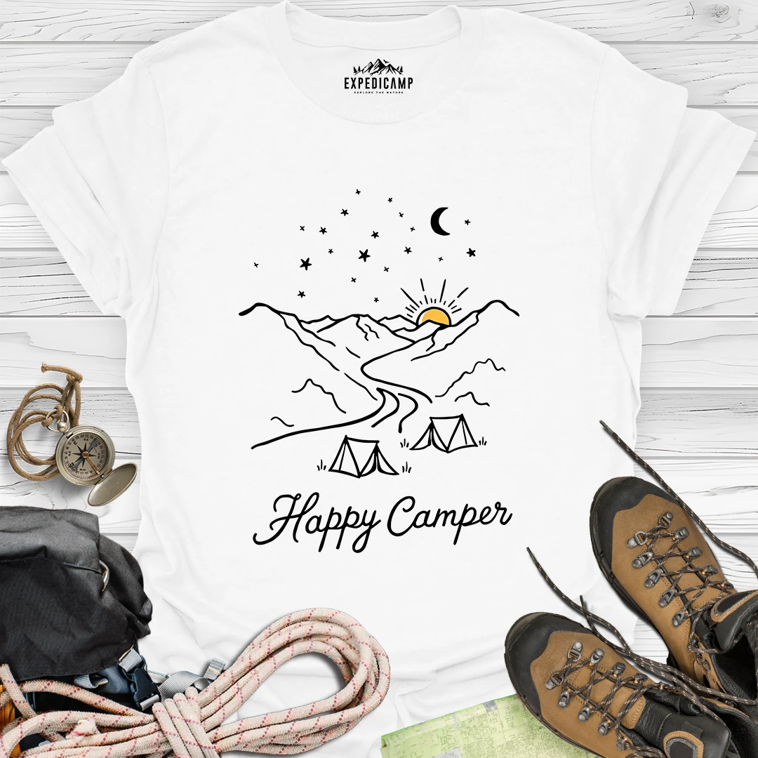 Happy Camper Camping T-Shirt