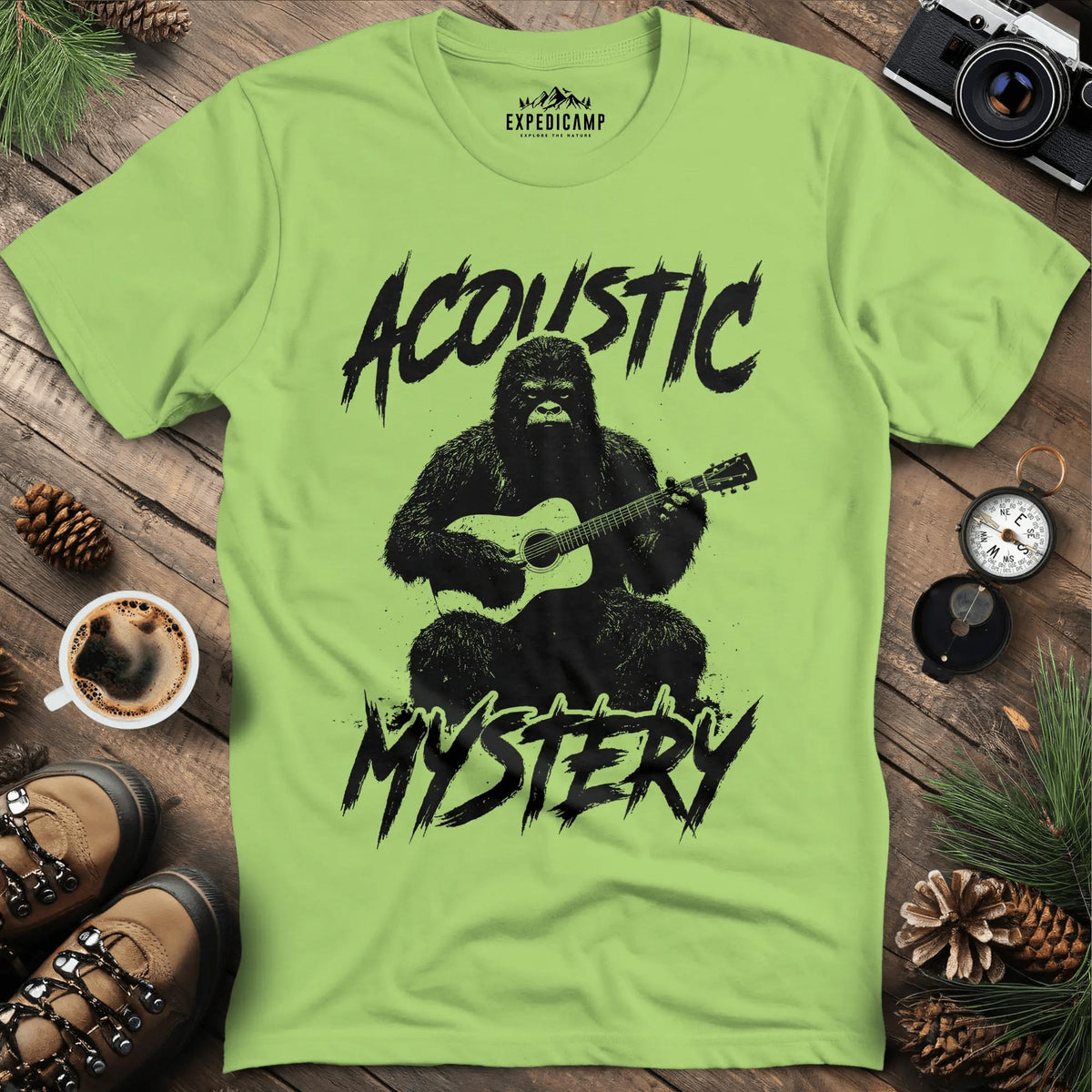Acoustic Mystery Music Bigfoot – Kiwi – Outdoor apparel for travel, hiking, camping, and nature lovers – ExpediCamp