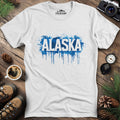 Alaska Travel Adventure T-Shirt – White – Outdoor apparel for travel, hiking, camping, and nature lovers – ExpediCamp