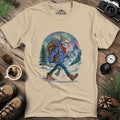 Aurora Skeleton Hiker T-Shirt – Sand – Outdoor apparel for travel, hiking, camping, and nature lovers – ExpediCamp