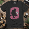 Bigfoot Coffee Lover T-Shirt – Black – Outdoor apparel for travel, hiking, camping, and nature lovers – ExpediCamp