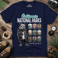 California National Parks Bear T-Shirt – Navy – Outdoor apparel for travel, hiking, camping, and nature lovers – ExpediCamp
