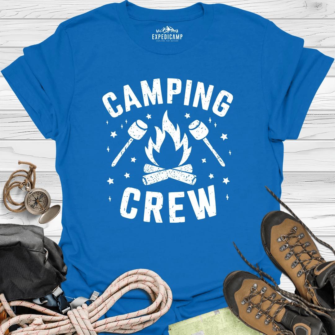 Camping Crew - Family Trip T-Shirt – Royal – Outdoor apparel for travel, hiking, camping, and nature lovers – ExpediCamp
