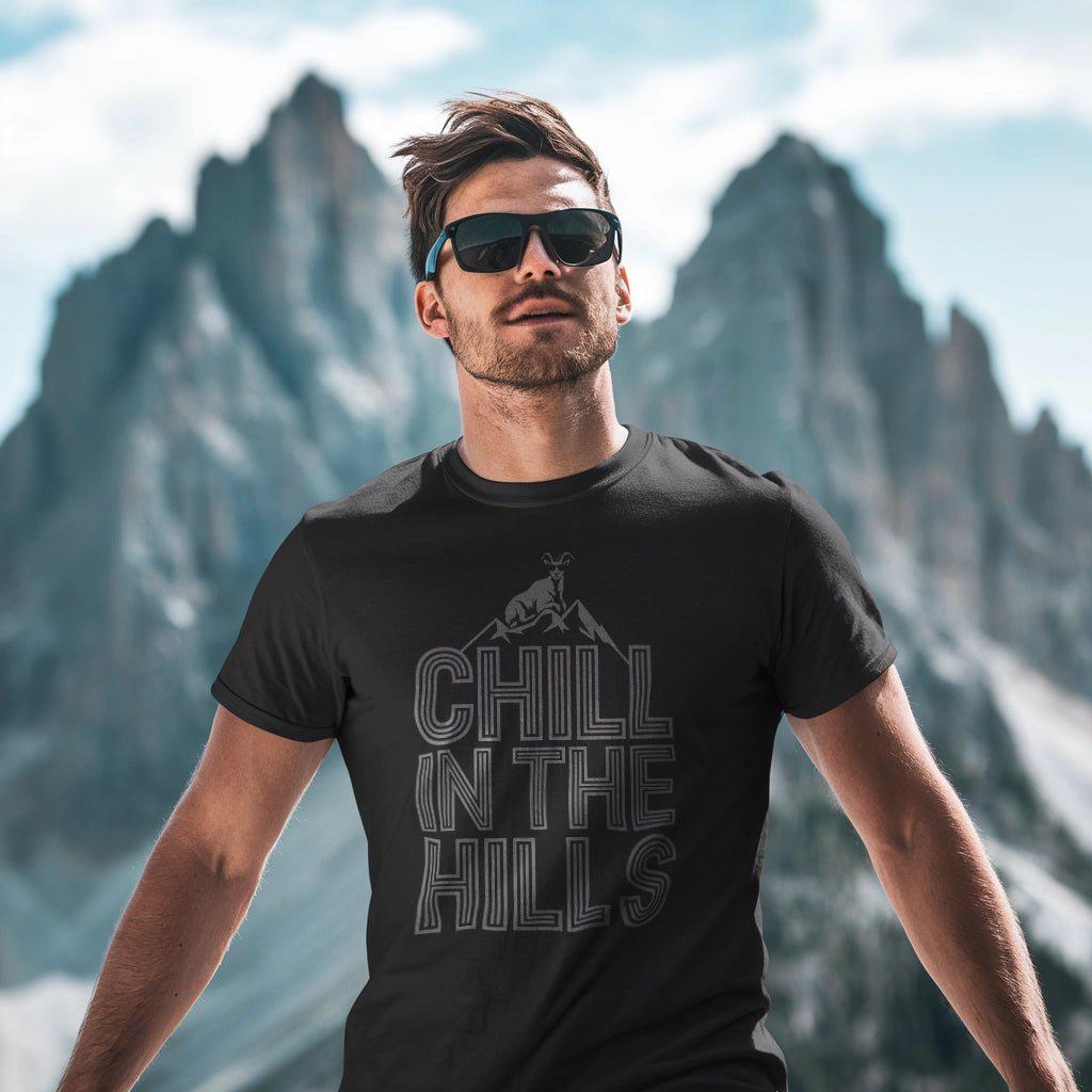 Chill In The Hills T-Shirt – – Outdoor apparel for travel, hiking, camping, and nature lovers – ExpediCamp