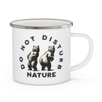 Do Not Disturb Nature Enamel Mug – – Outdoor apparel for travel, hiking, camping, and nature lovers – ExpediCamp