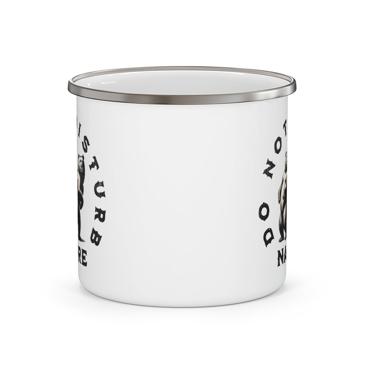 Do Not Disturb Nature Enamel Mug – – Outdoor apparel for travel, hiking, camping, and nature lovers – ExpediCamp