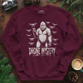 Drone Mystery New Jersey Bigfoot USA Sweatshirt – Maroon – Outdoor apparel for travel, hiking, camping, and nature lovers – ExpediCamp