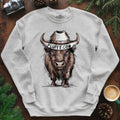 Fluffy Cow Sweatshirt – Ash – Outdoor apparel for travel, hiking, camping, and nature lovers – ExpediCamp
