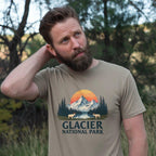 Glacier National Park T-Shirt – – Outdoor apparel for travel, hiking, camping, and nature lovers – ExpediCamp