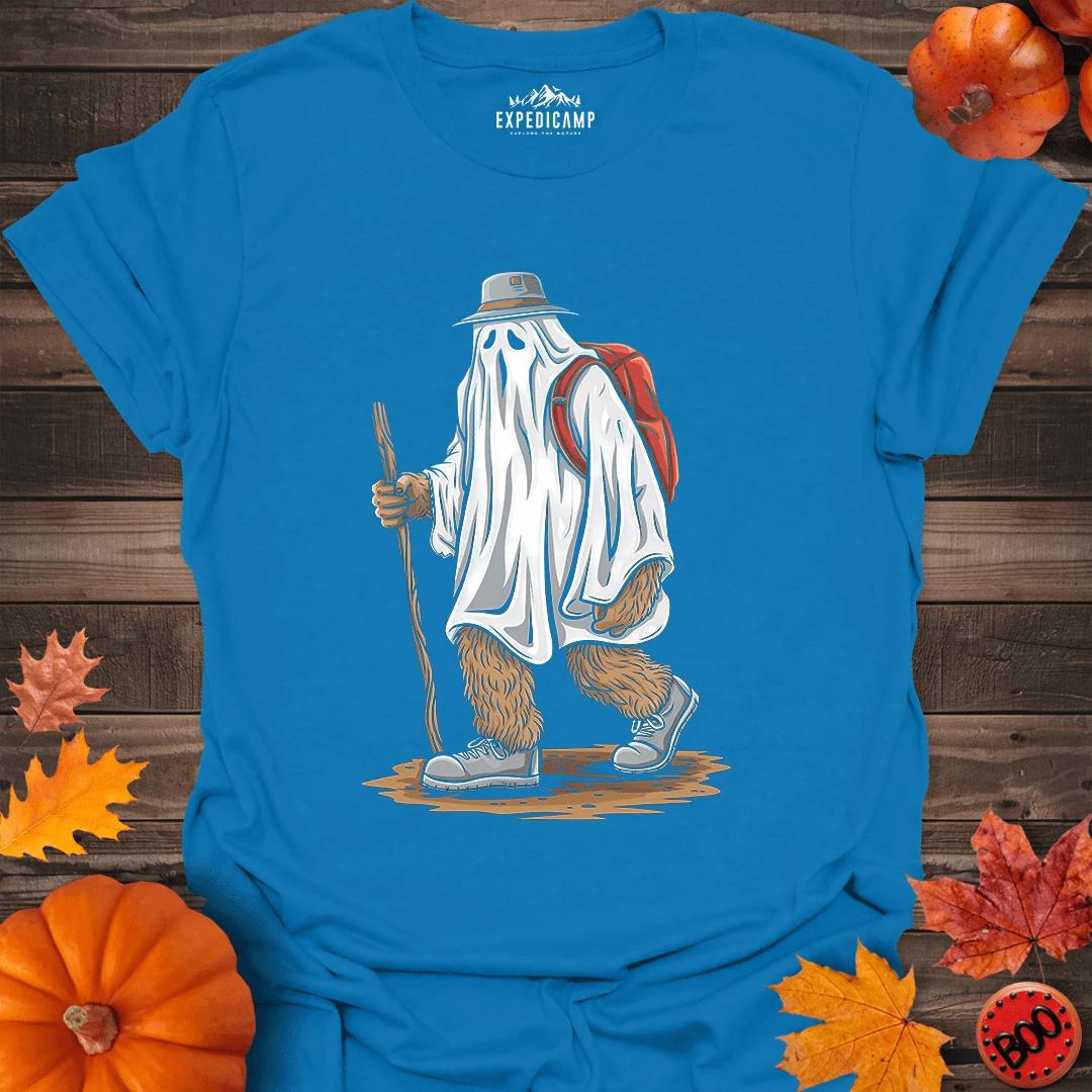 Halloween Bigfoot Costume T-Shirt – Royal – Outdoor apparel for travel, hiking, camping, and nature lovers – ExpediCamp