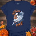 Happy Halloween Hike T-Shirt – Navy – Outdoor apparel for travel, hiking, camping, and nature lovers – ExpediCamp